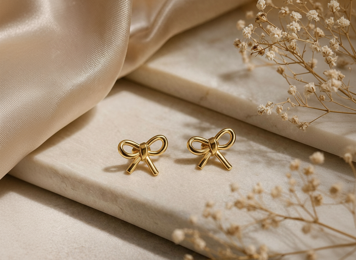 Cherie Bow Studs